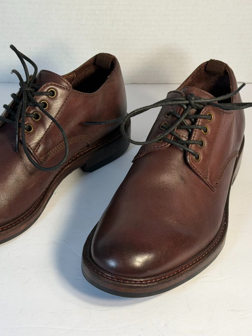 Mens Size 9 FRYE brown leather shoes - Picture 15 of 16